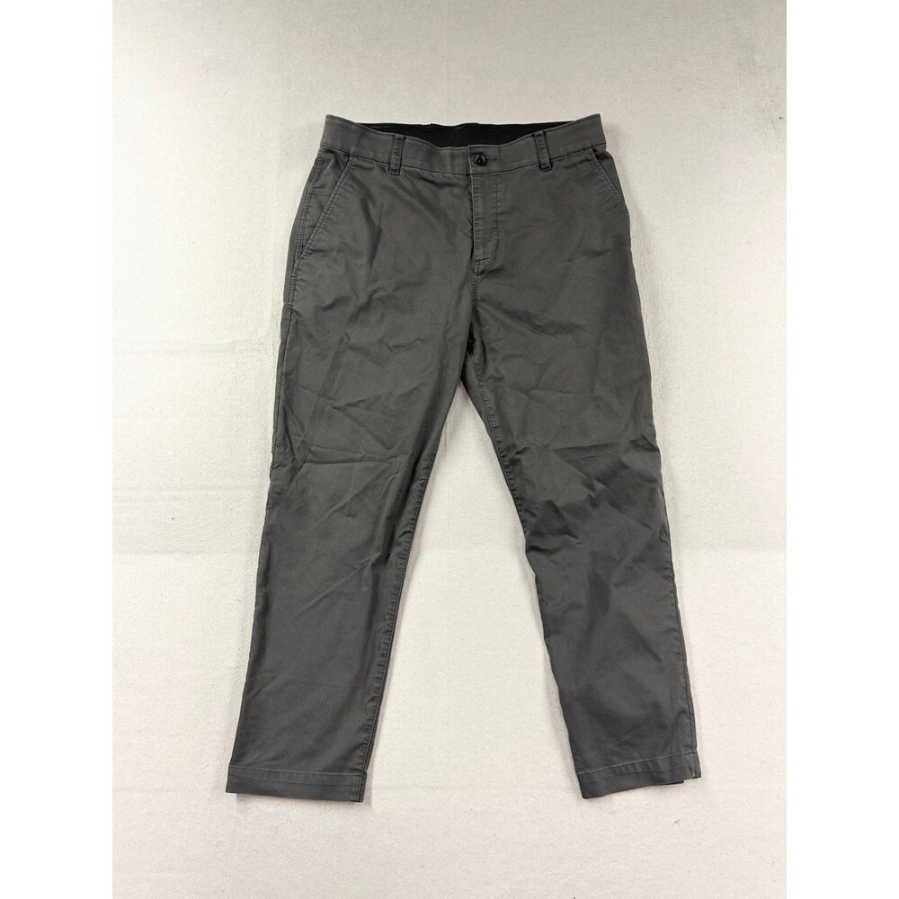 Nike Golf Pant Men's 34x30 UV Standard  Chinos Gray Pockets Stretch Logo